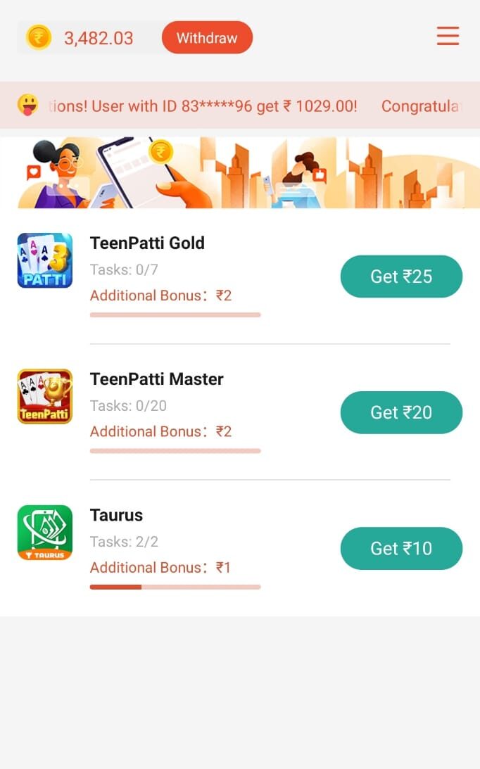 Refer And Earn In Taurus App