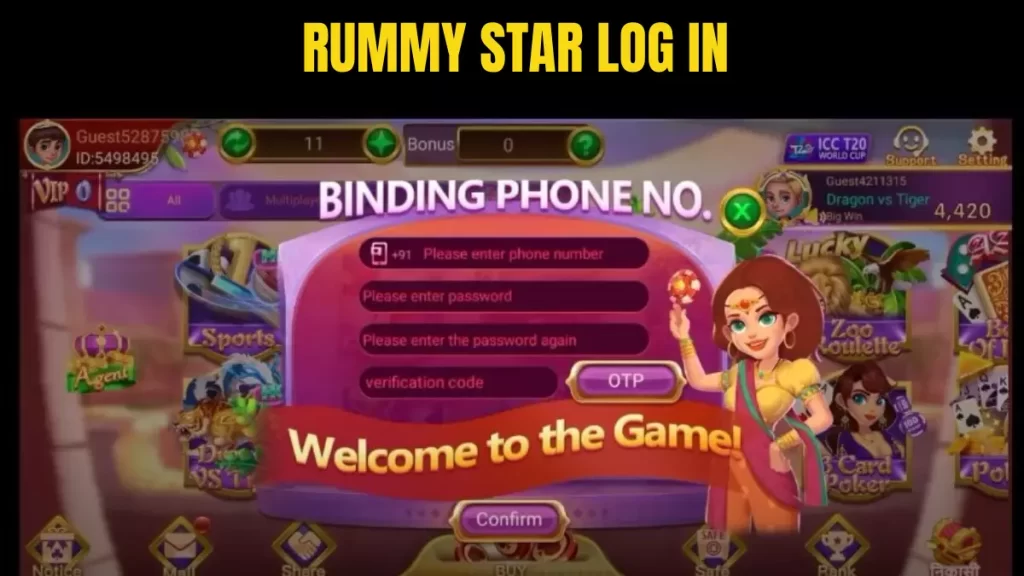 Rummy Star Create Account, Star Rummy App