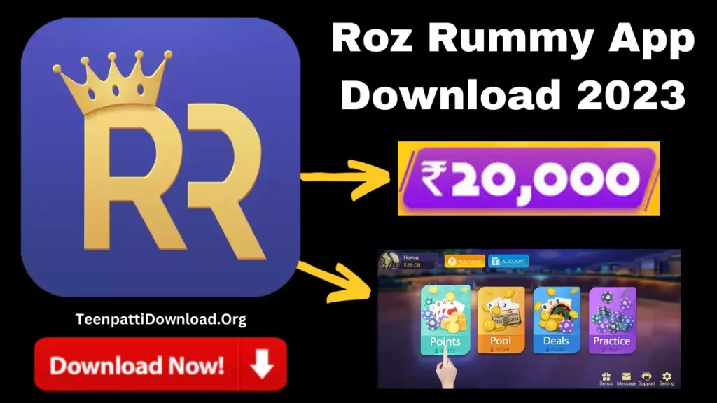Roz Rummy App Download 2023