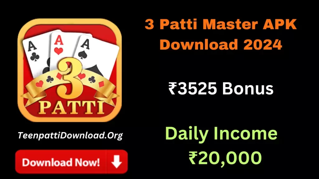 3 Patti Master Real Cash APK Download 2024