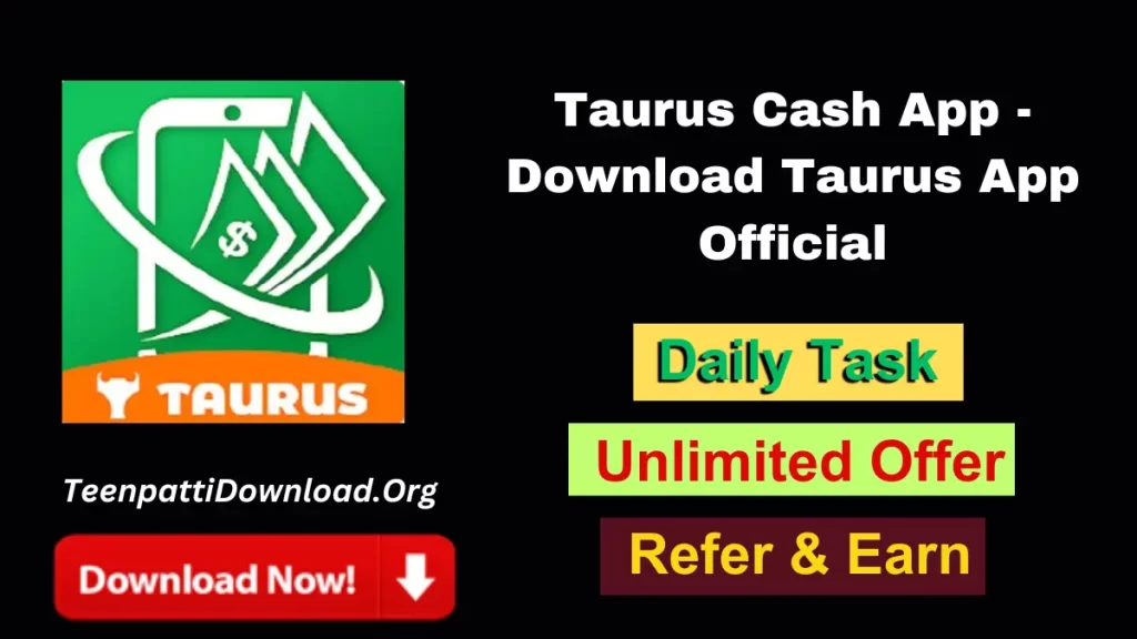Taurus Cash App - Download Taurus App Official